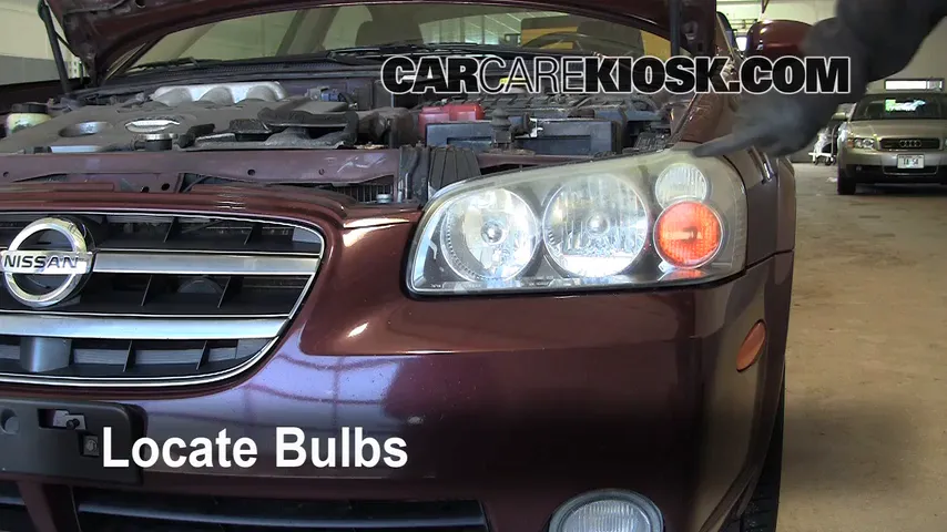 2002 Nissan Maxima GLE 3.5L V6 Lights Parking Light (replace bulb)